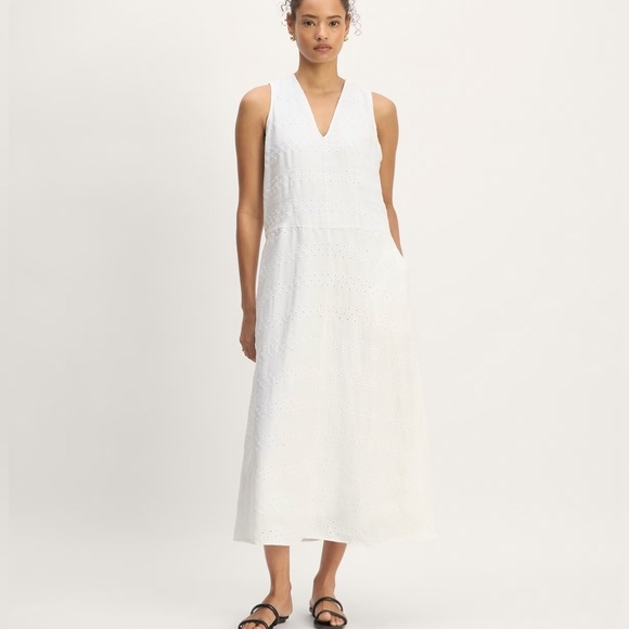 Everlane Dresses & Skirts - Everlane The Linen Eyelet Maxi Dress